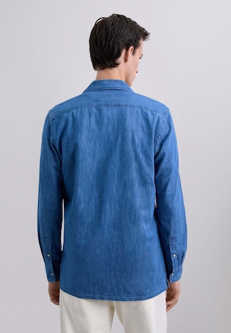Scalpers Regular fit Overhemd in Blauw