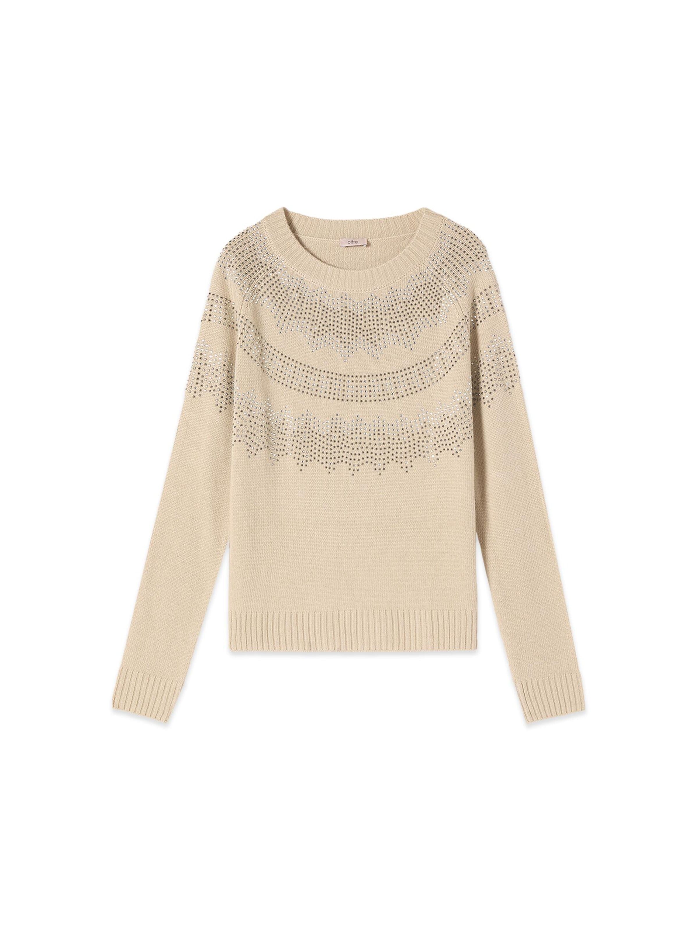 Pull-over oltre en beige : devant