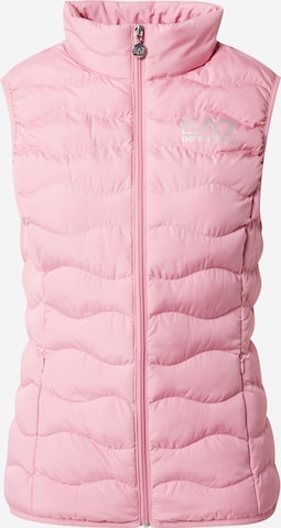 Gilet di EA7 Emporio Armani in rosa: frontale