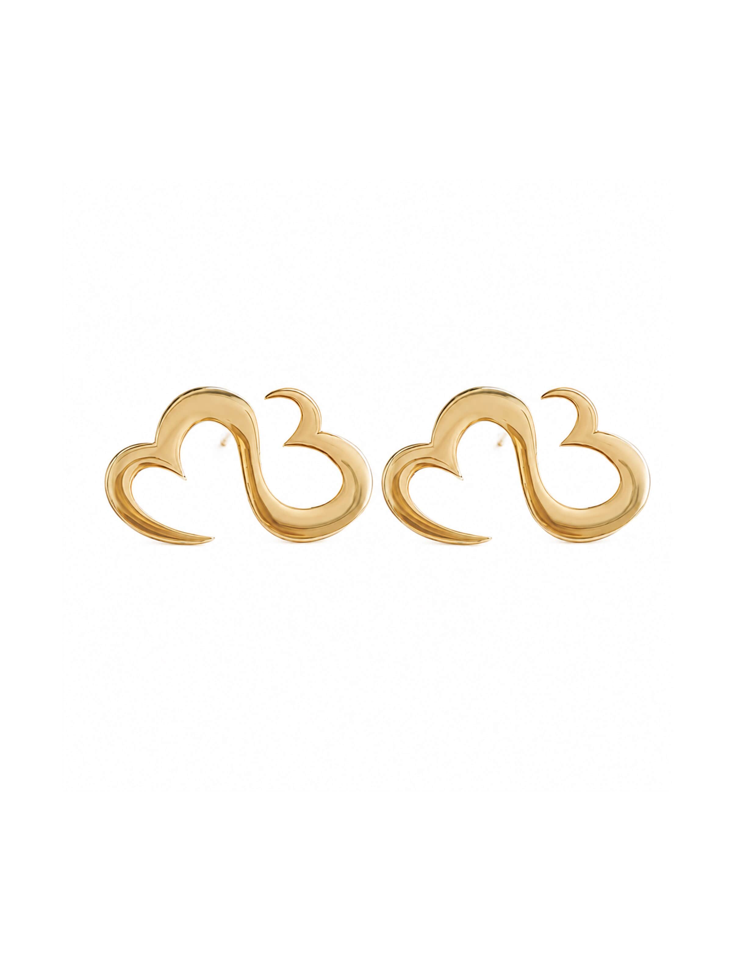 MB by Marta Buzolic Earrings in Gold: front