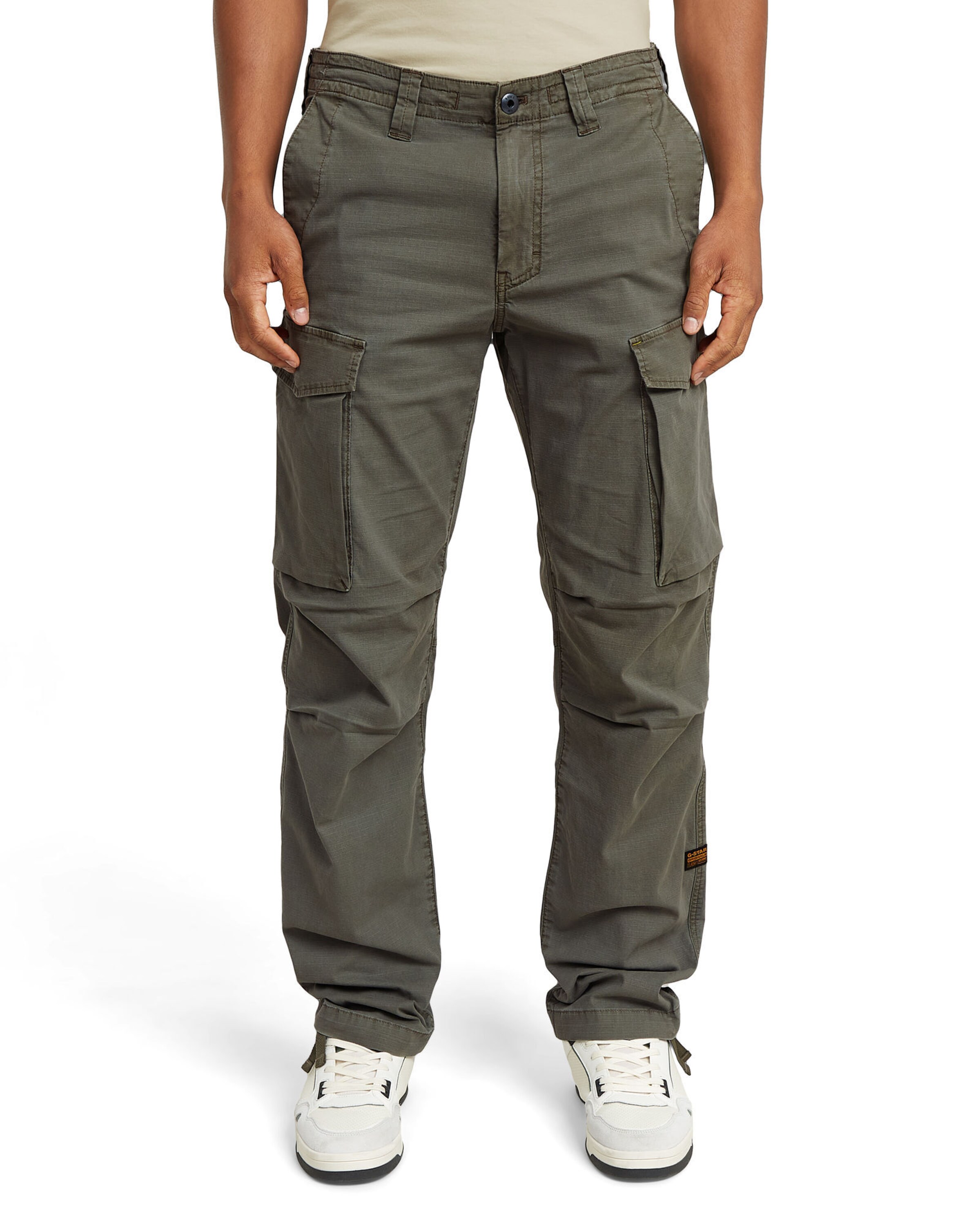 G-STAR Regular Cargohose 'Core' in Grün: Vorderseite