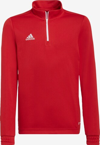 ADIDAS PERFORMANCE Sportsweatshirt 'Entrada 22' in Rot: predná strana
