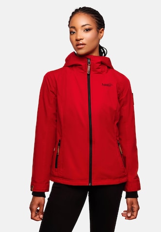 MARIKOO Демисезонная куртка 'Brombeere' в Красный: спереди