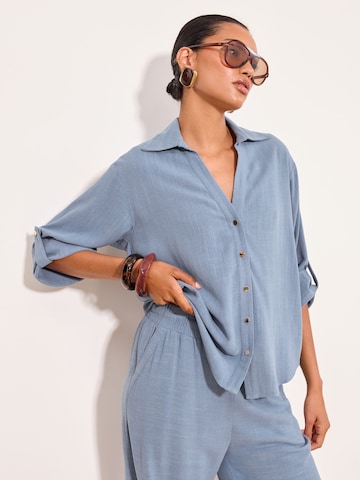 Lipsy - Blusa en azul: frente