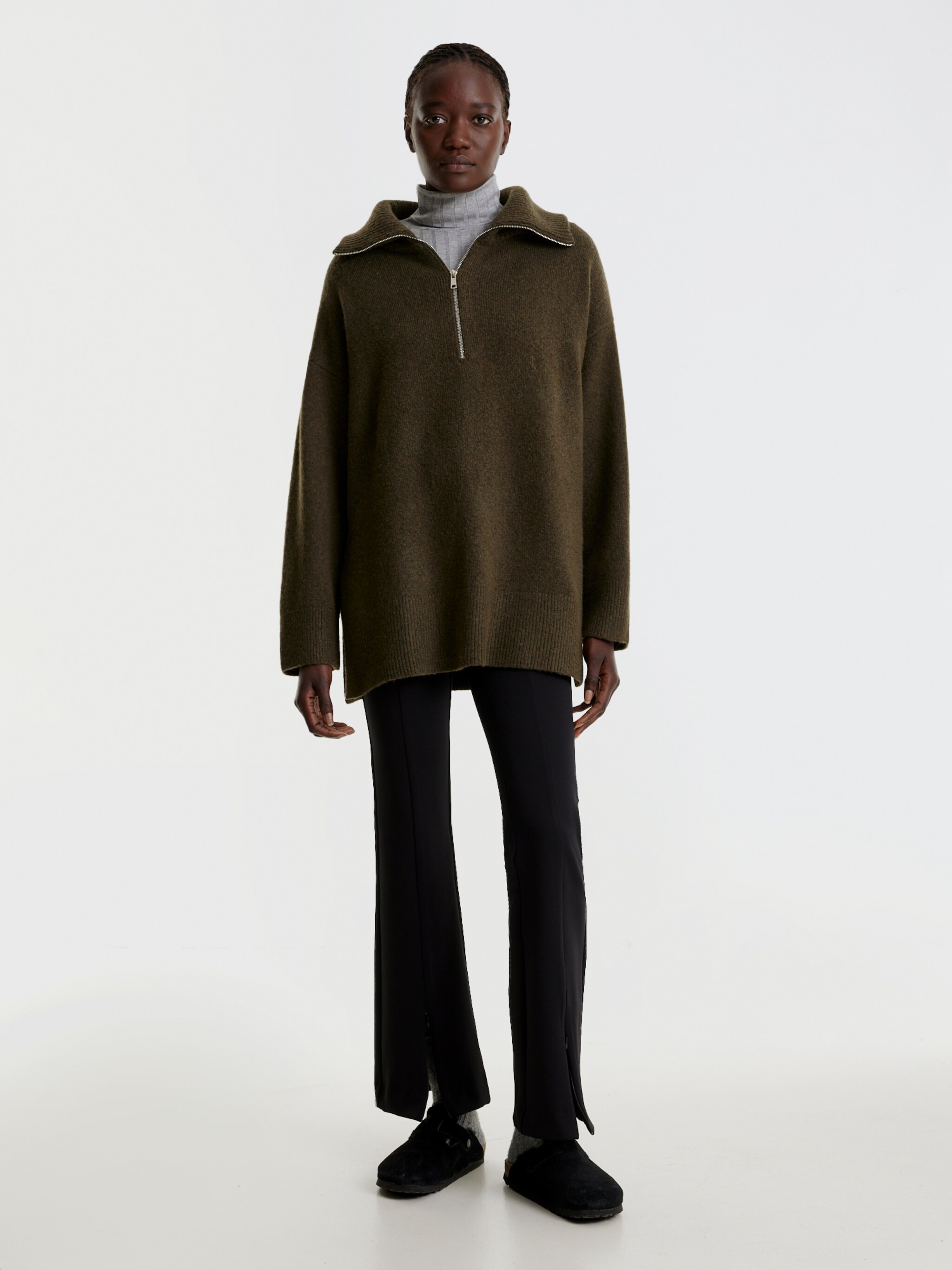 EDITED Produkte Pullover ' Zaba' khaki