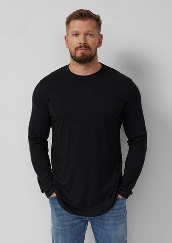 s.Oliver Shirt in Zwart: voorkant