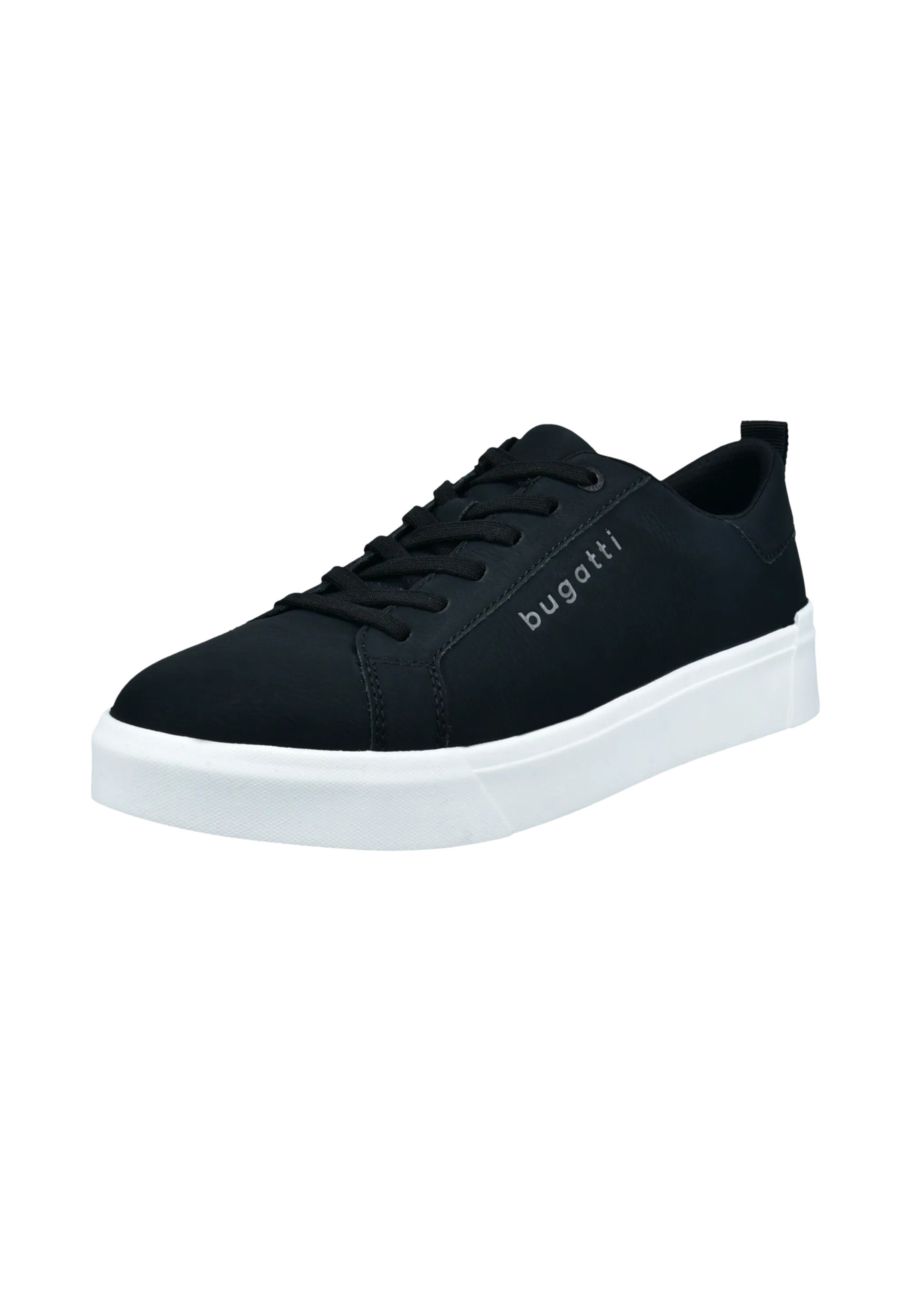Baskets basses 'AMU' bugatti en noir : devant