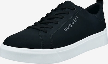 Baskets basses 'AMU' bugatti en noir : devant