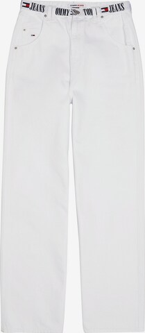 Tommy Jeans Wide leg Jeans 'Daisy' i vit: framsida