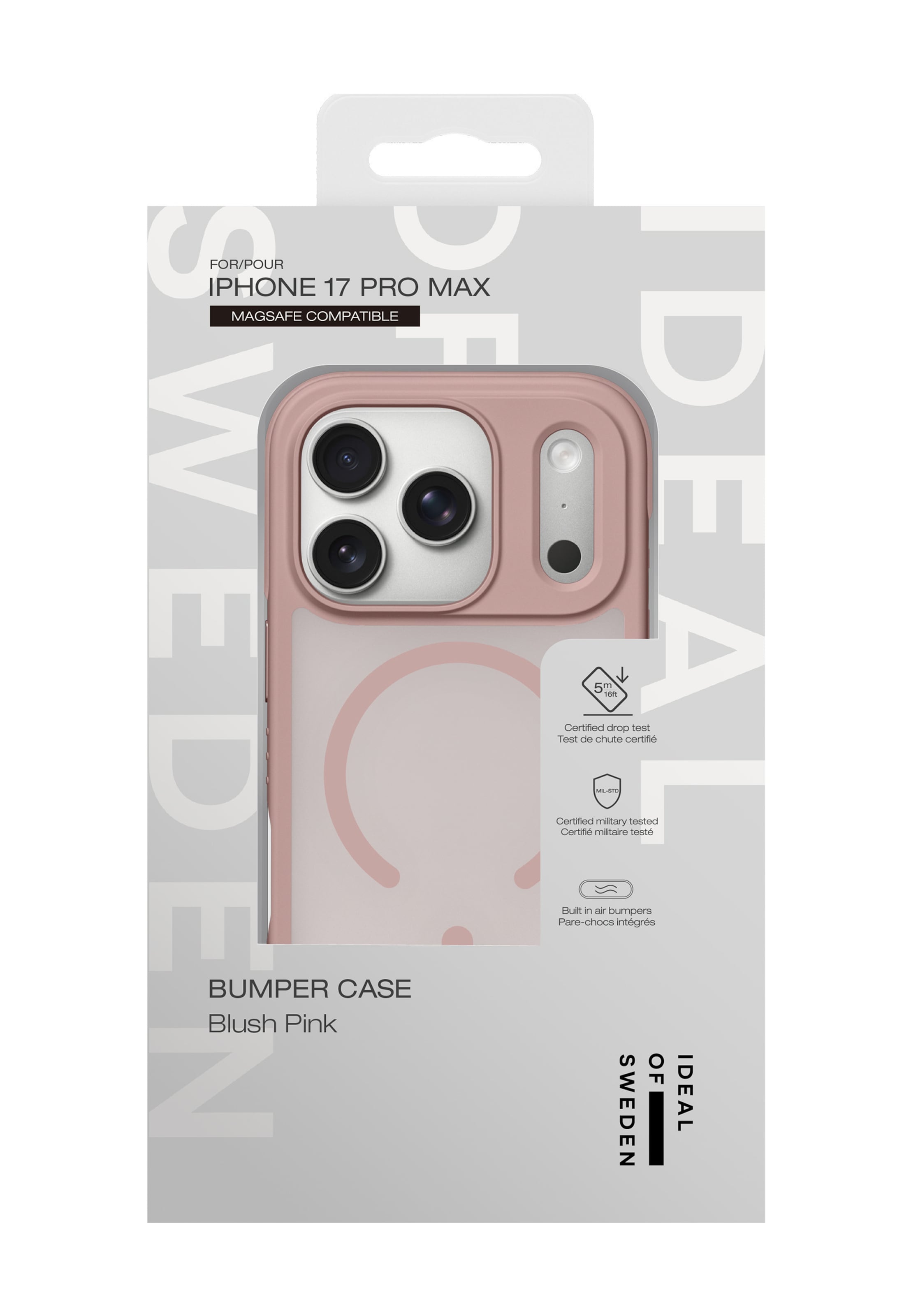 iDeal of Sweden - Capas para smartphones 'iPhone 17 Pro Max' em rosa