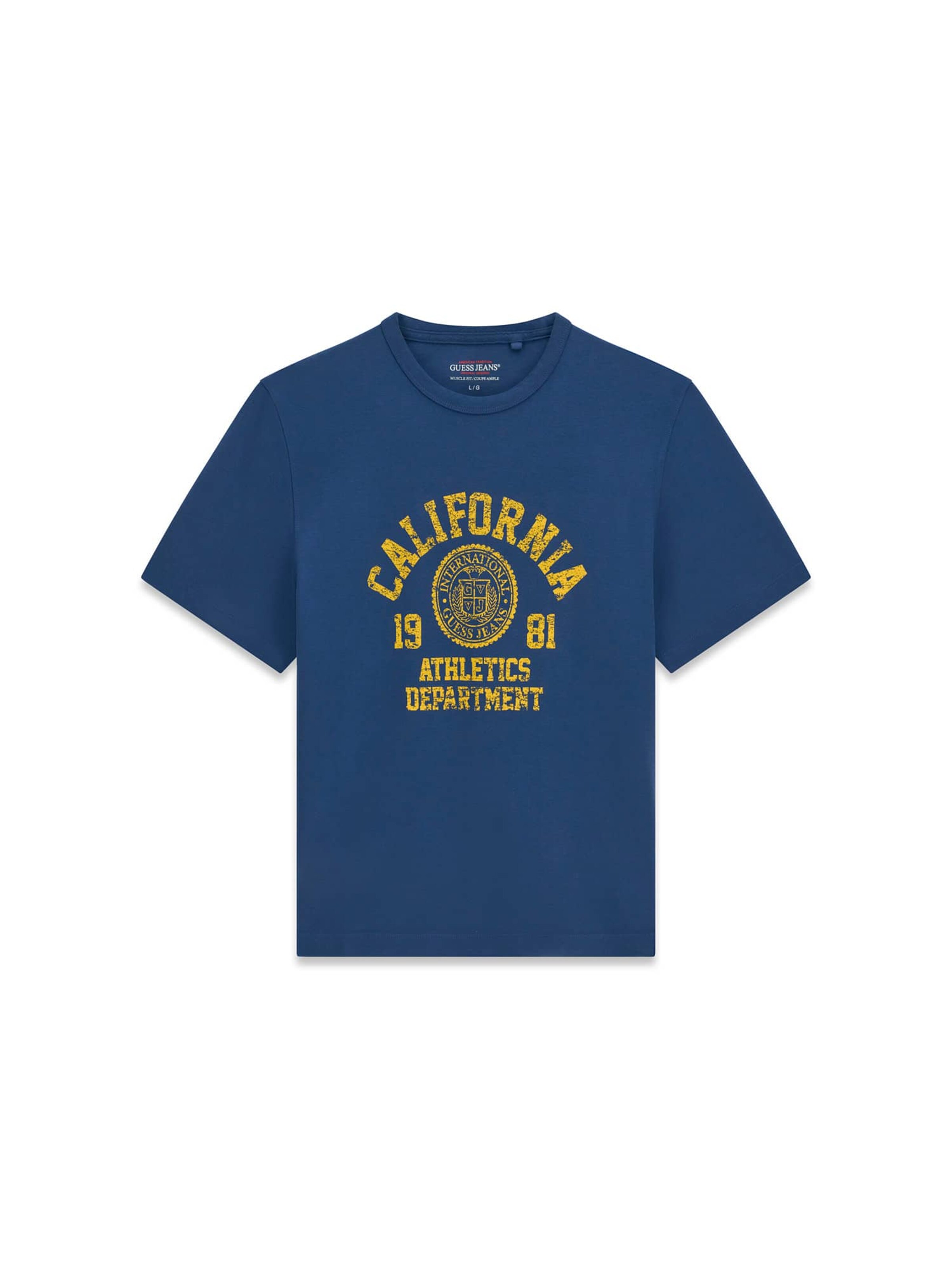 GUESS T-Shirt in Blau: Vorderseite