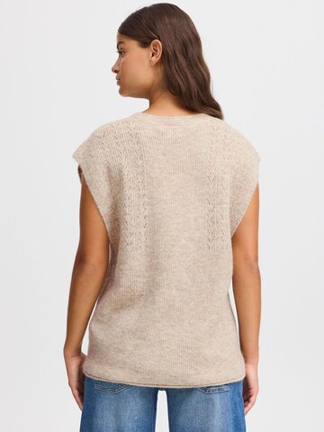 Pull-over ' KAMARA WA3 ' ICHI en beige