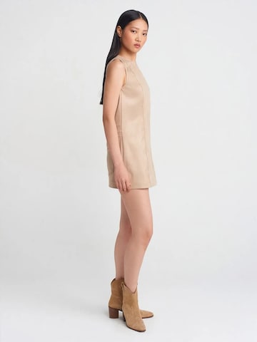 Dilvin Mini Kleid in Beige