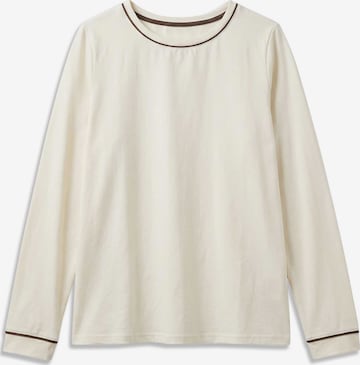 Camicia da notte di Gisela in bianco: frontale