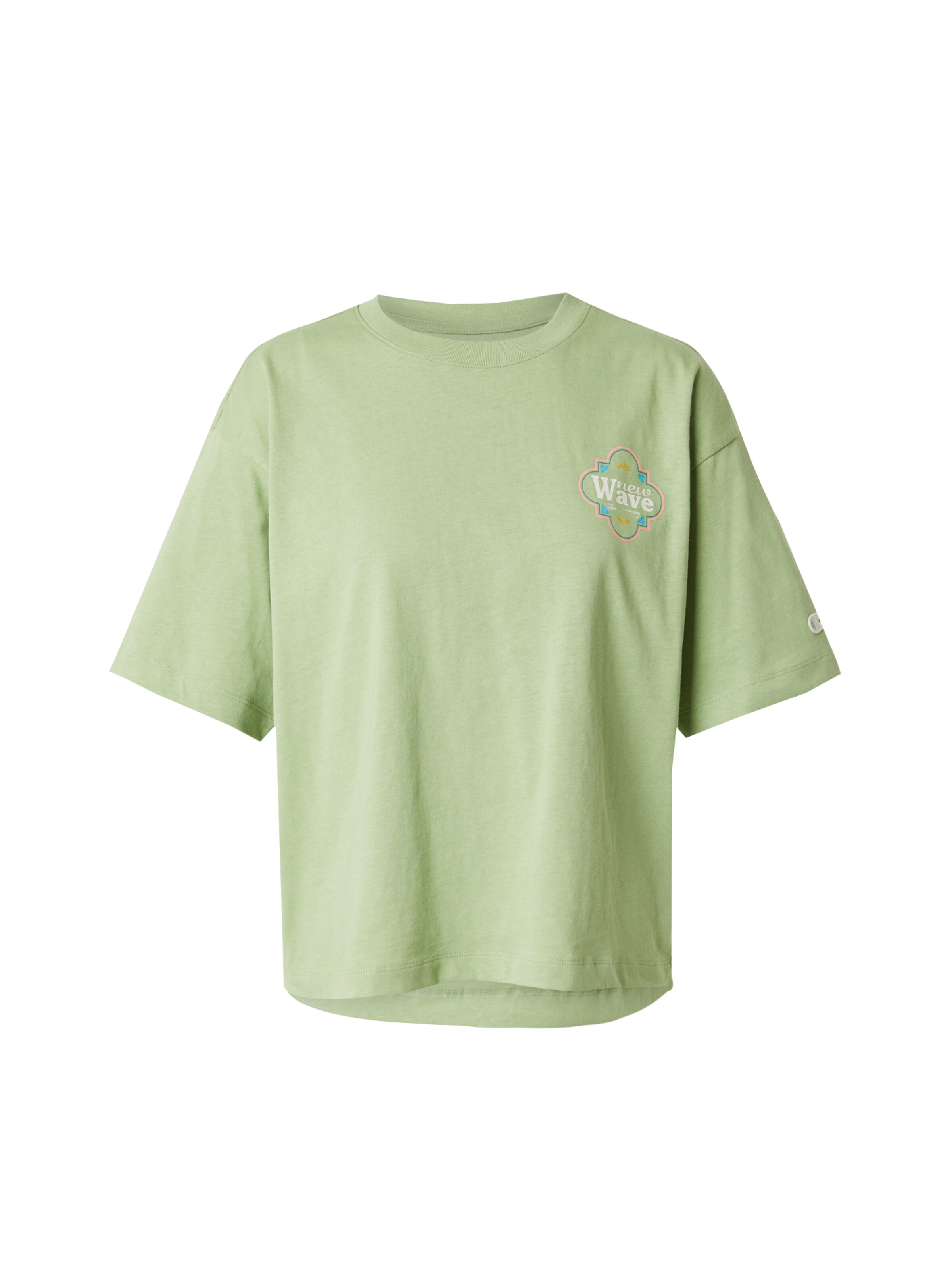 Tricou de la Champion Authentic Athletic Apparel pe verde: față