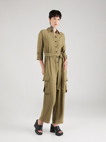 TOPSHOP Jumpsuit i grön: framsida
