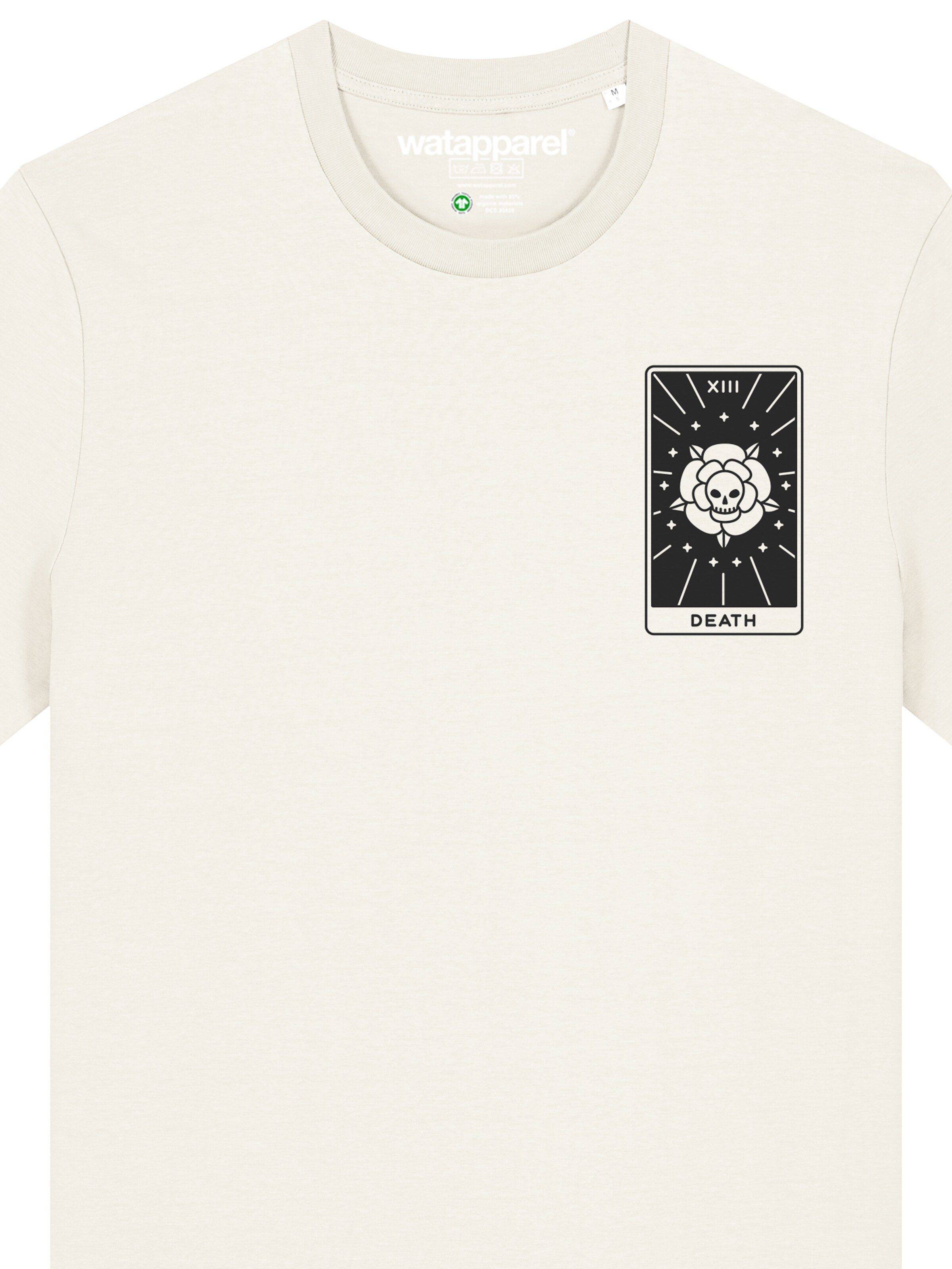 T-Shirt 'Tarot Death' Watapparel en blanc