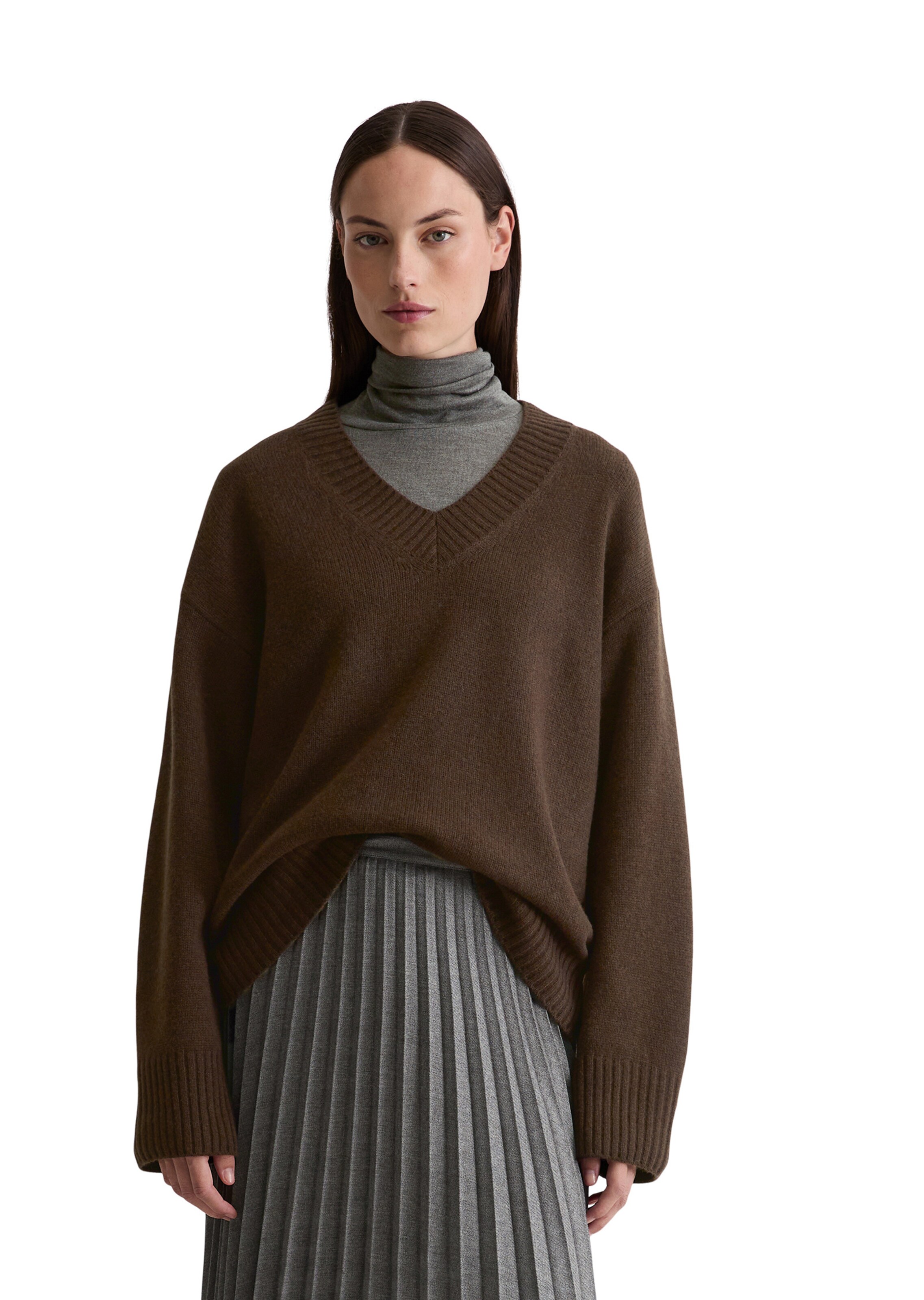 Marc O'Polo Pullover in Braun: Vorderseite