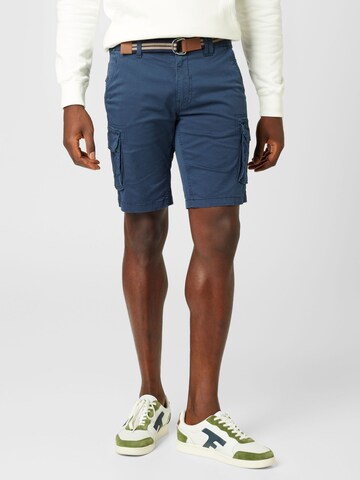 BLEND - regular Pantalón cargo en azul: frente