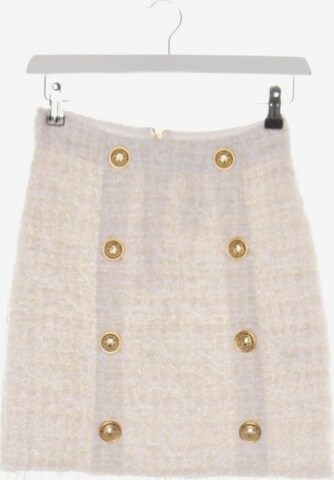 Balmain Skirt in S in White: front