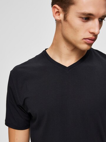 T-Shirt SELECTED HOMME en noir