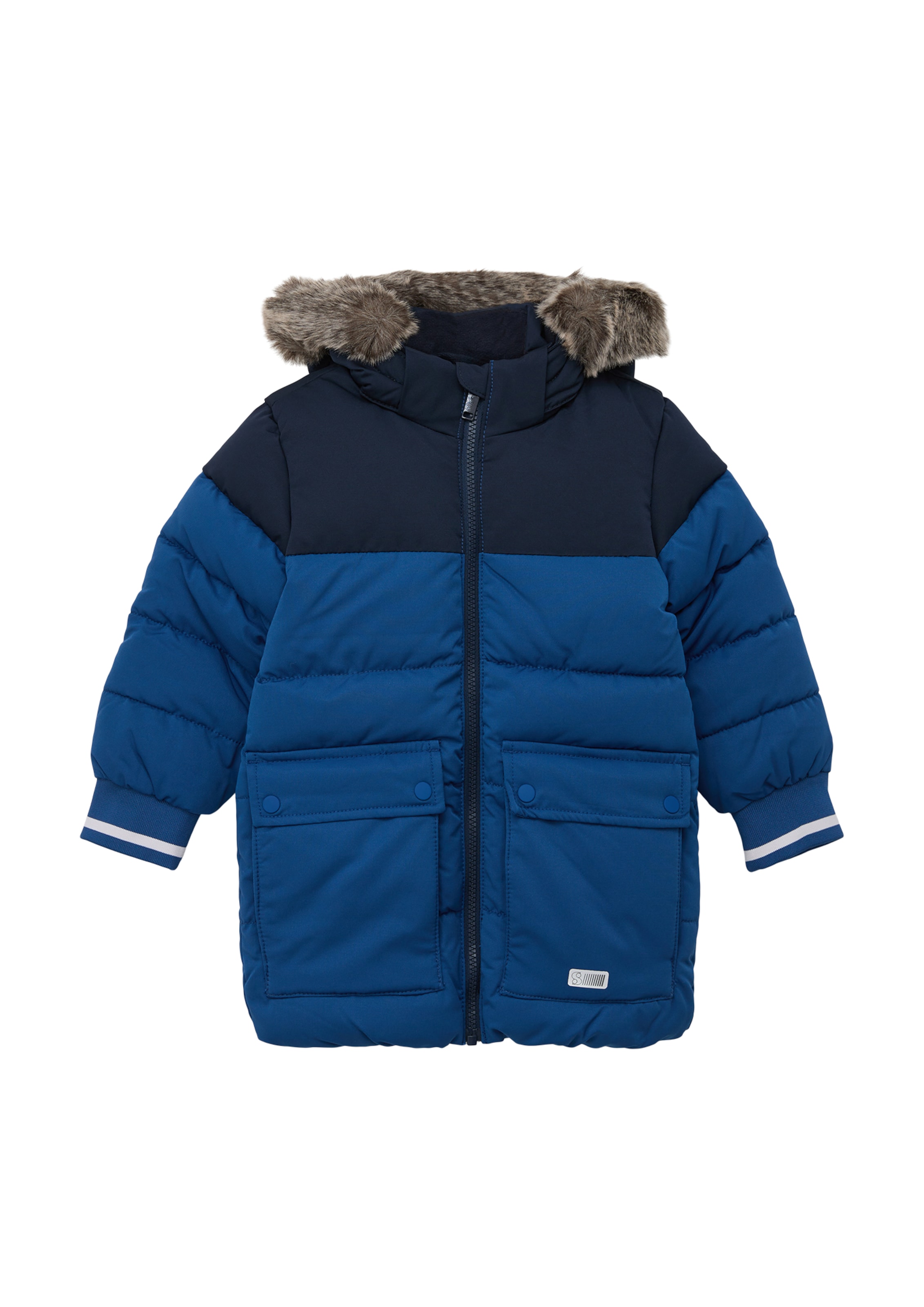 s.Oliver Winterjacke in Blau: Vorderseite