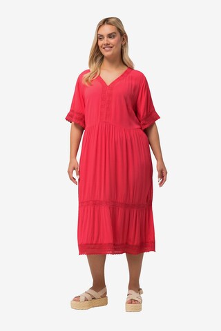 Ulla Popken Dress in Pink: front