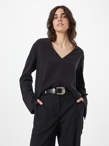 Calvin Klein Blouse in Black: front