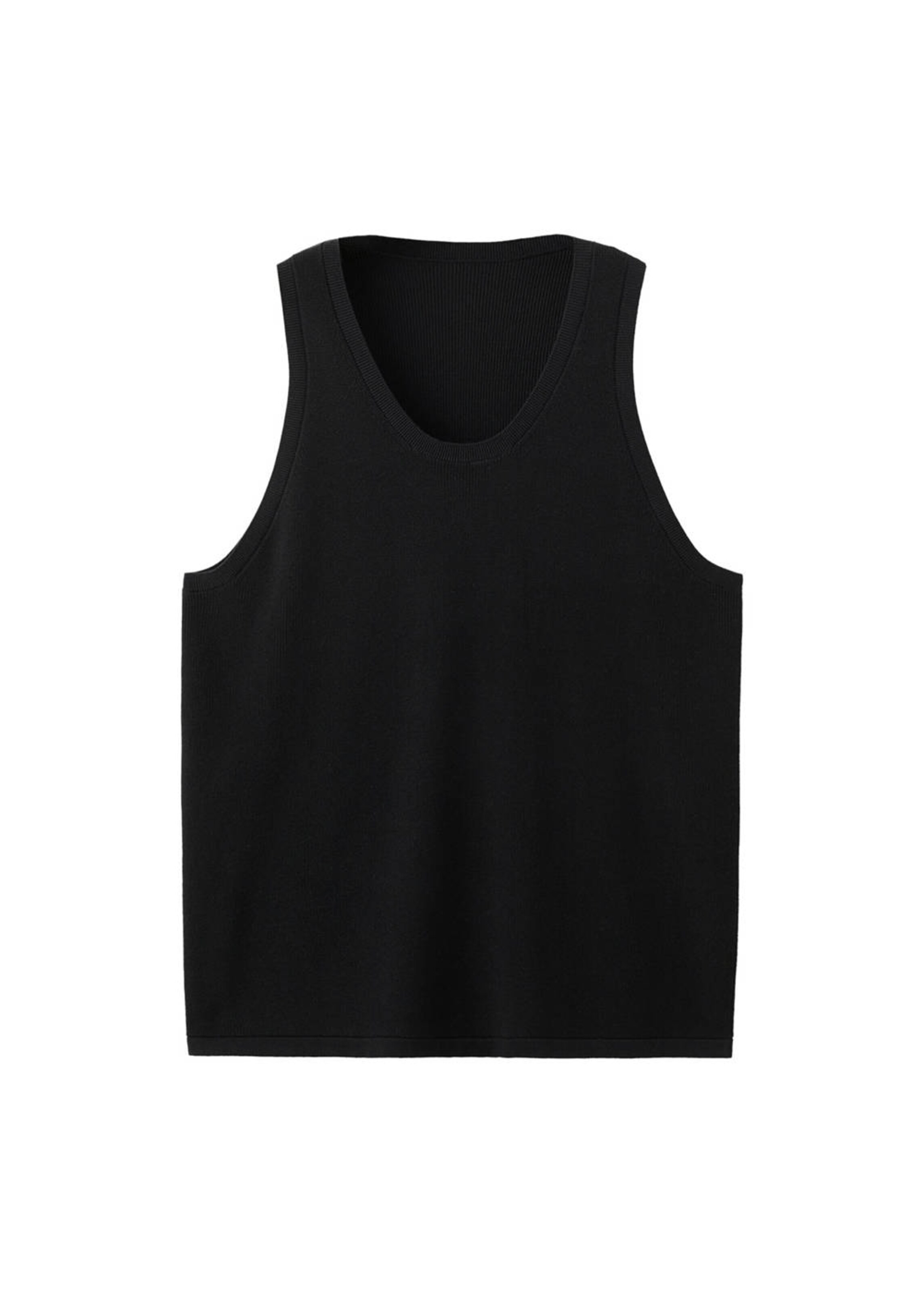 MANGO MAN Shirt 'Playa' in Black: front