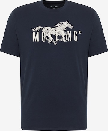 MUSTANG Shirt 'Style Austin' in Blau: Vorderseite