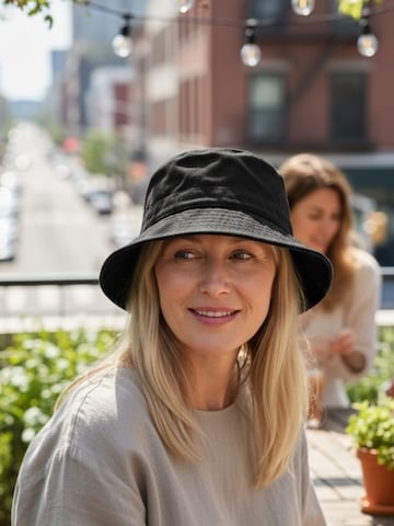 Kumixi Pet 'Fischerhut' in Zwart