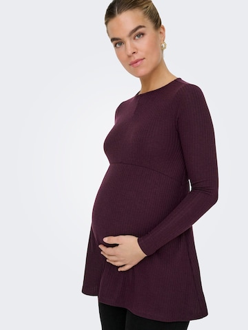 Only Maternity Shirt 'OLMMALAYA' in Rood