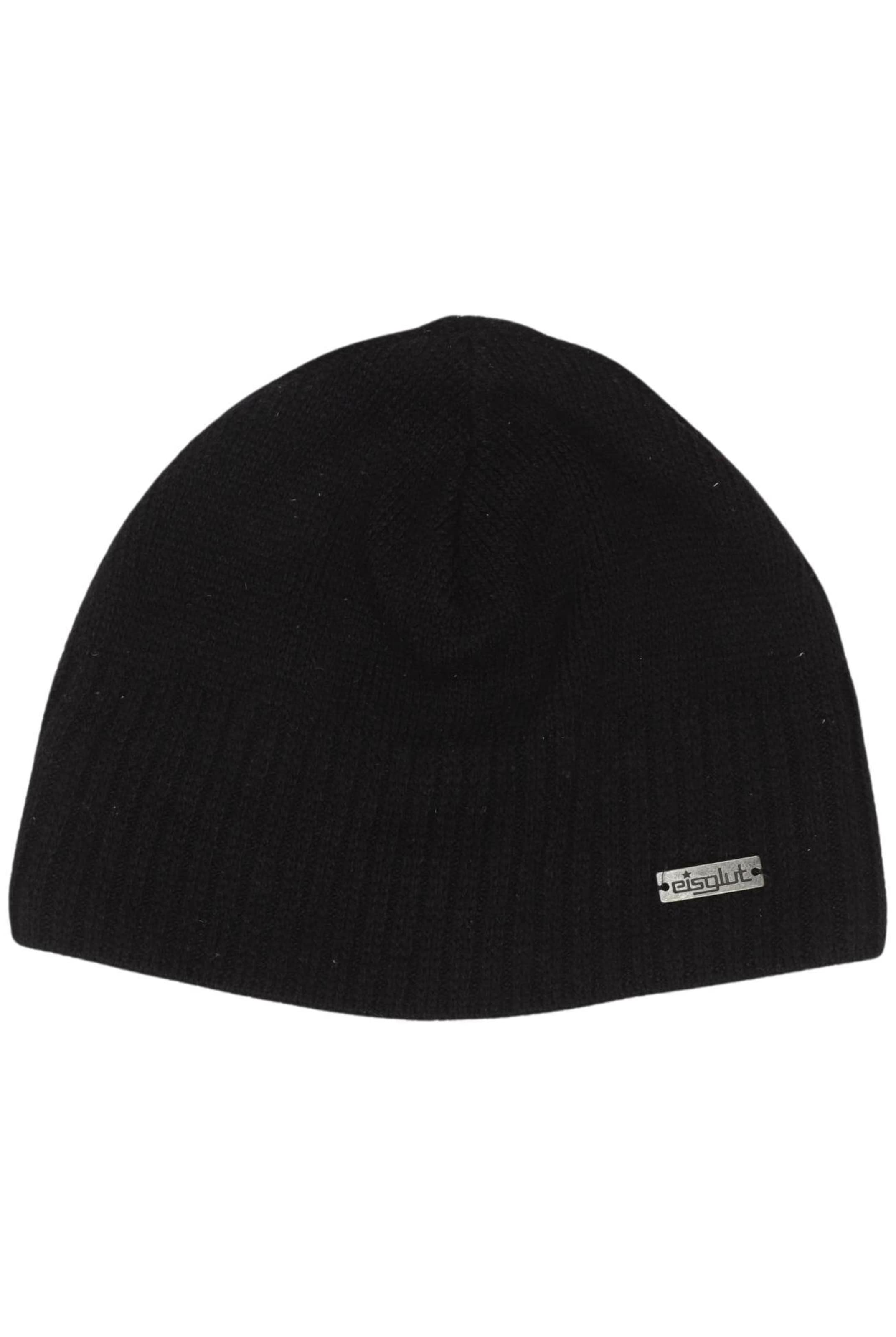 Eisglut Hut oder Mütze One Size in Schwarz: Vorderseite