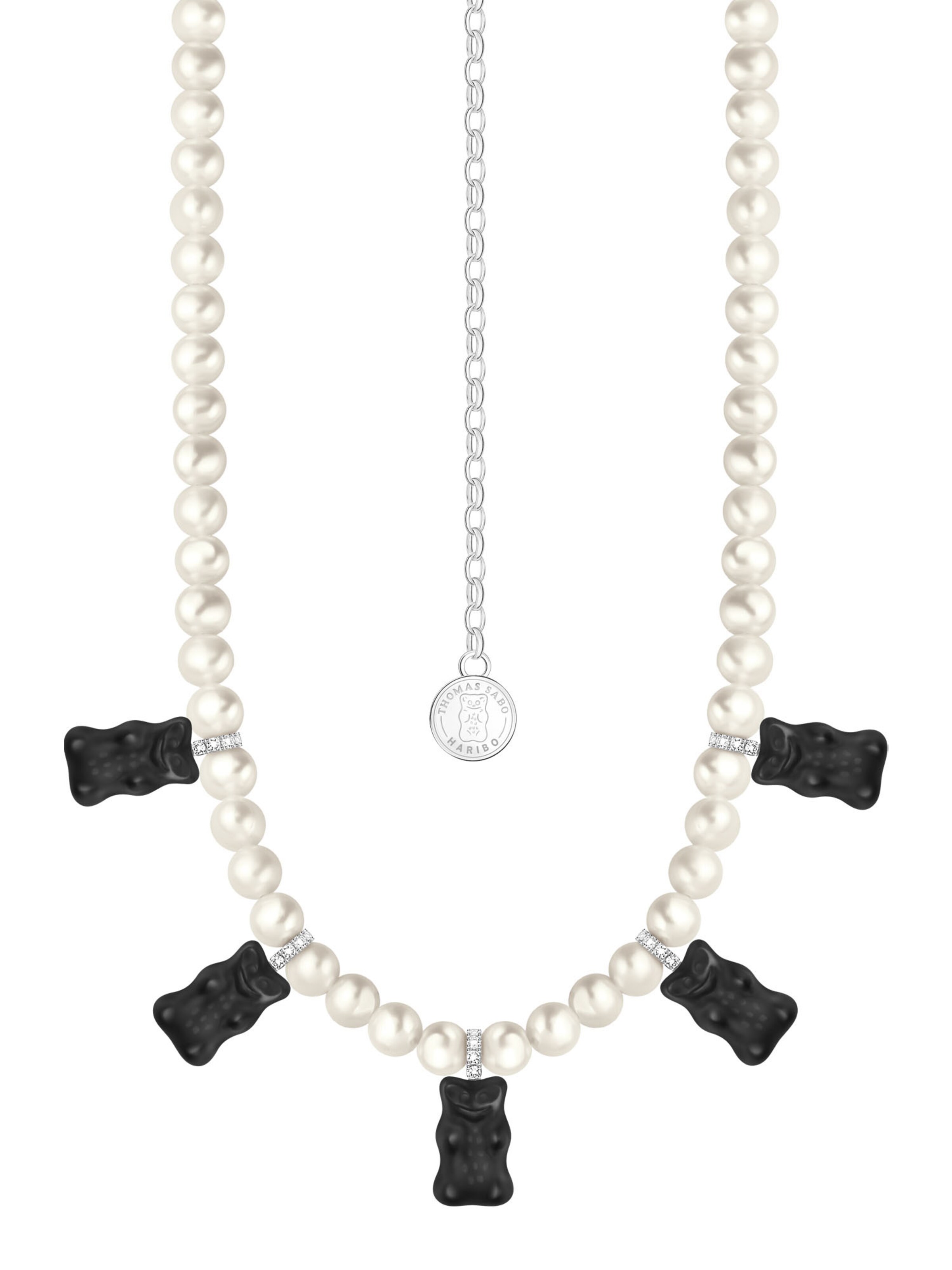 Thomas Sabo Kette in Weiß: Vorderseite