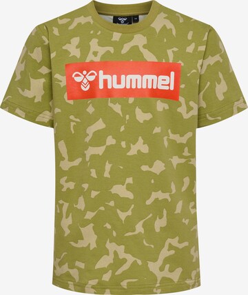 Hummel Shirt 'Rush' in Groen: voorkant