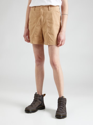 COLUMBIA Regular Trousers in Brown: front