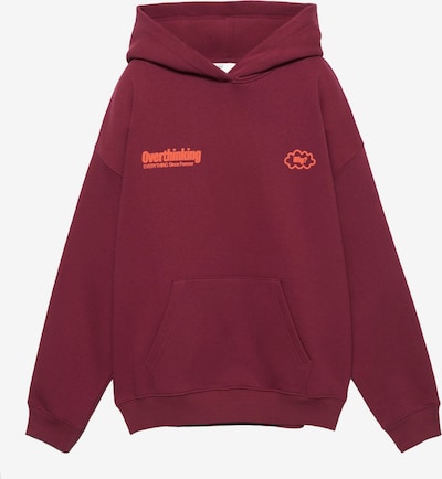 Pull&Bear Sweater majica 'PACIFIC OVERTHINKING' u losos / jarko crvena, Pregled proizvoda