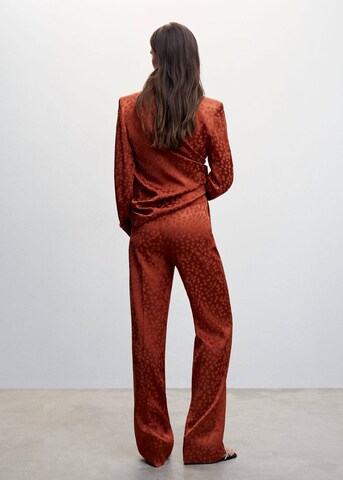 Wide Leg Pantalon à plis 'Topete' MANGO en marron