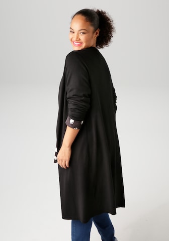 Aniston Plus Strickjacke in Schwarz