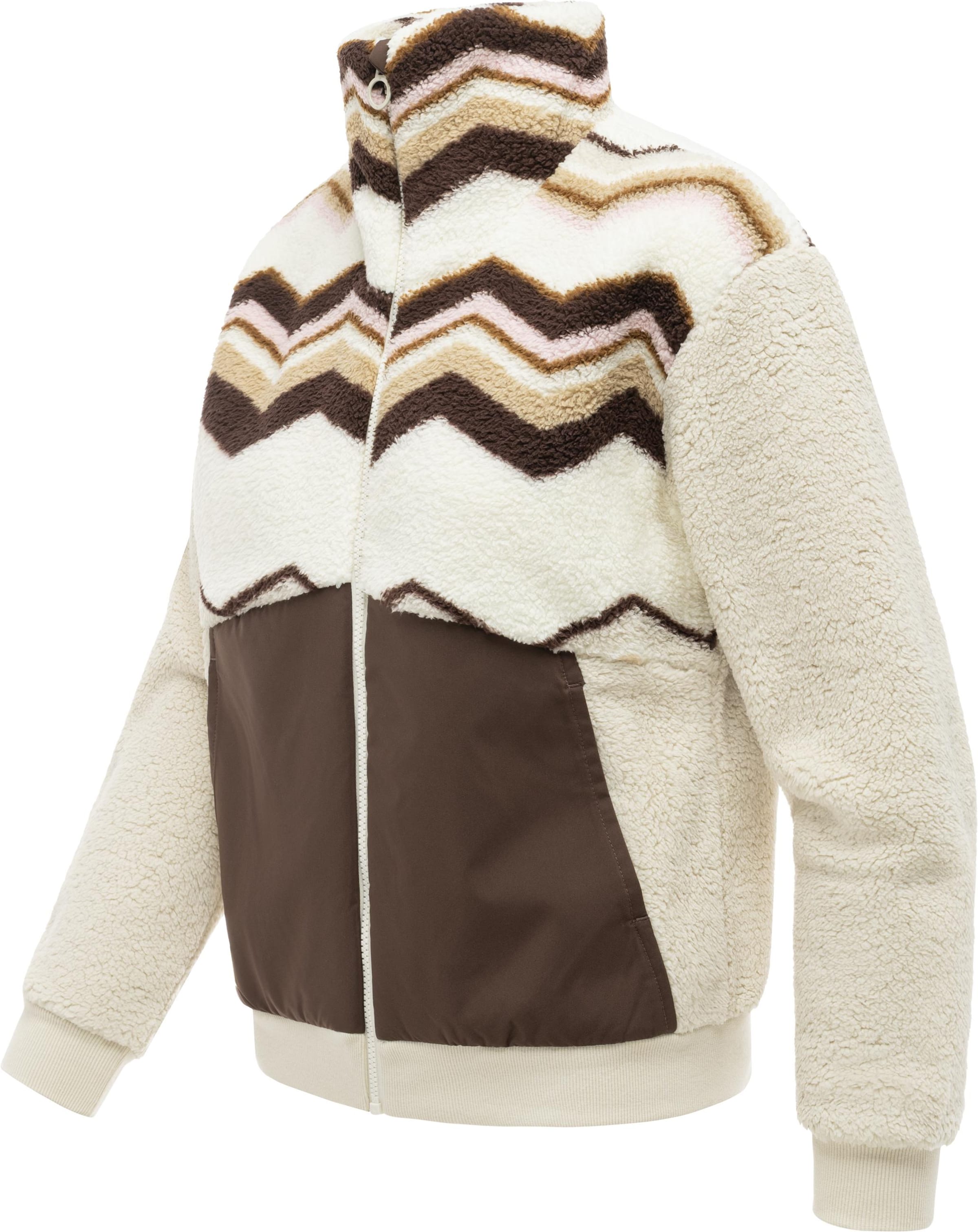 Ragwear Fleece jas 'Madaras' in Beige