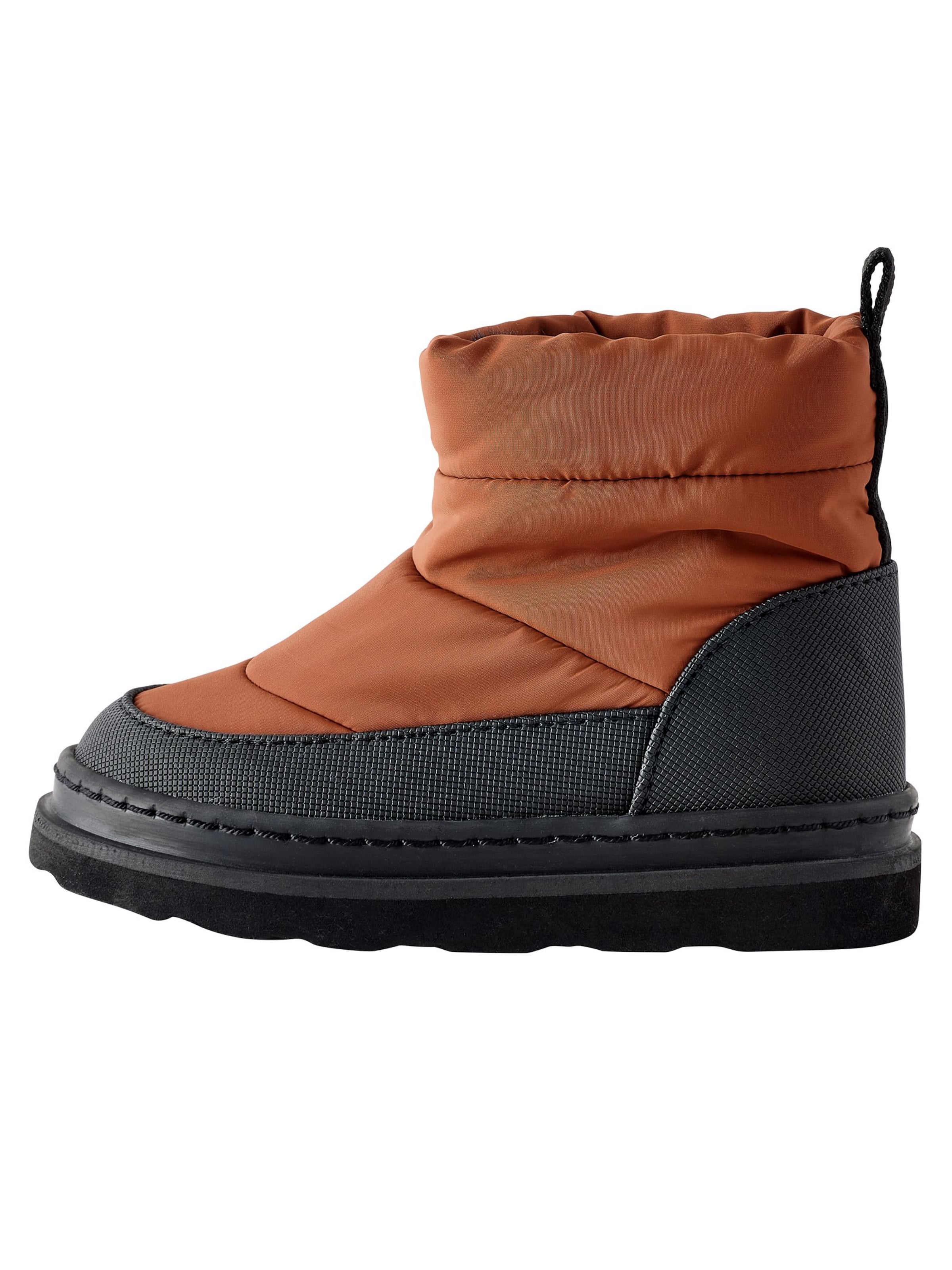 Next Snow Boots in Brown: front