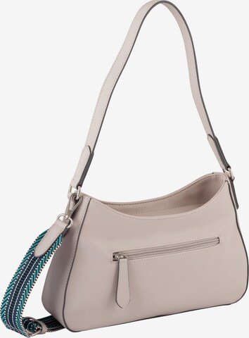 TOM TAILOR Schultertasche 'Teresa' in Beige