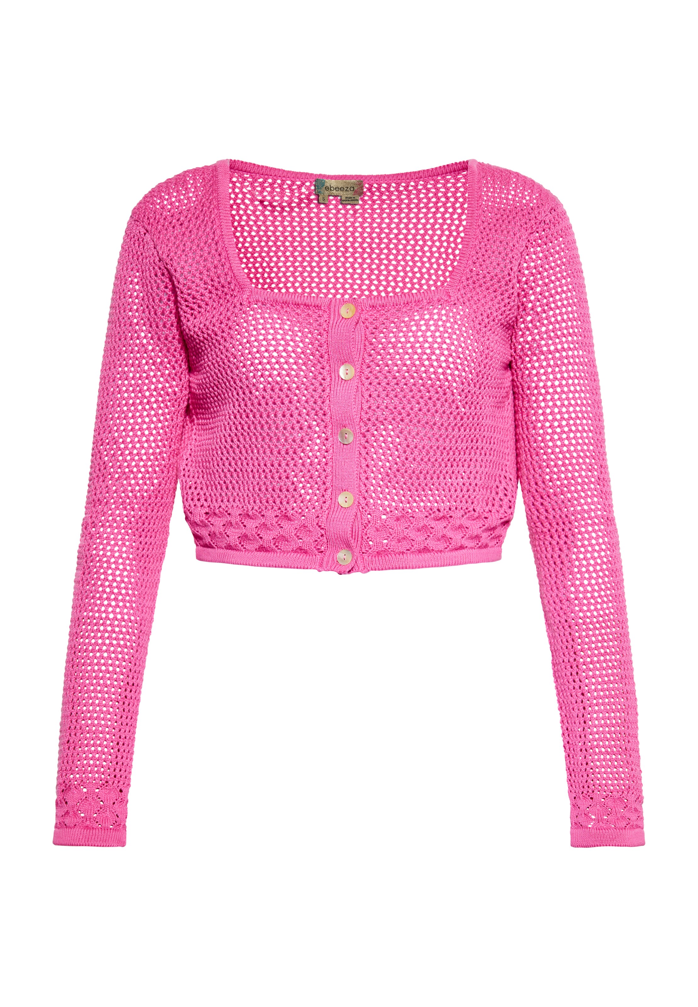 ebeeza Knit cardigan in Pink: front