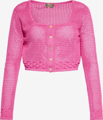 Cardigan ebeeza en rose : devant