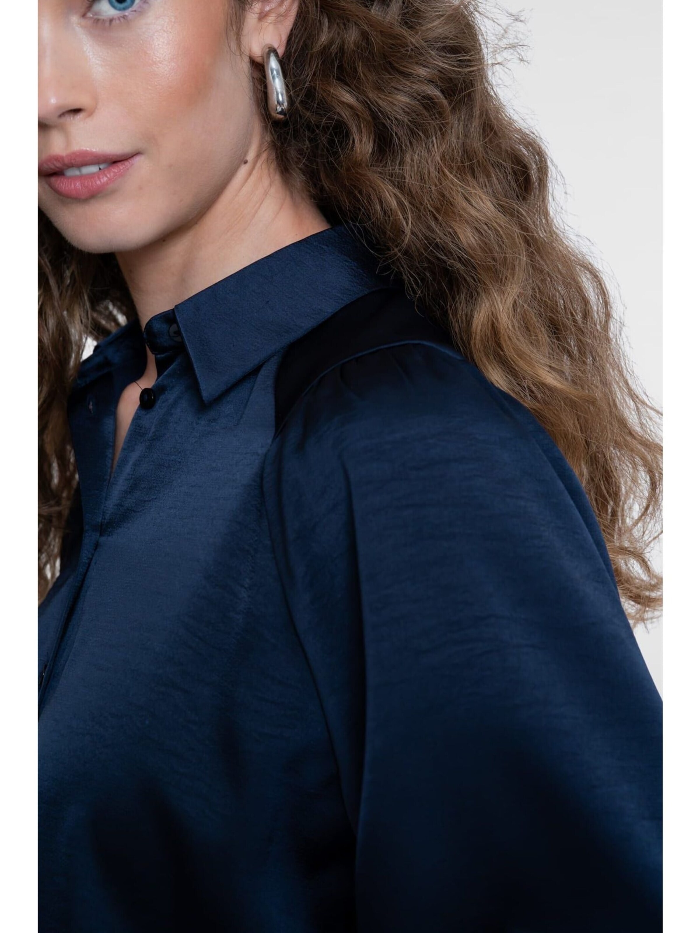 Geisha Blouse in Blauw