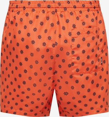 Shorts de bain Only & Sons en orange