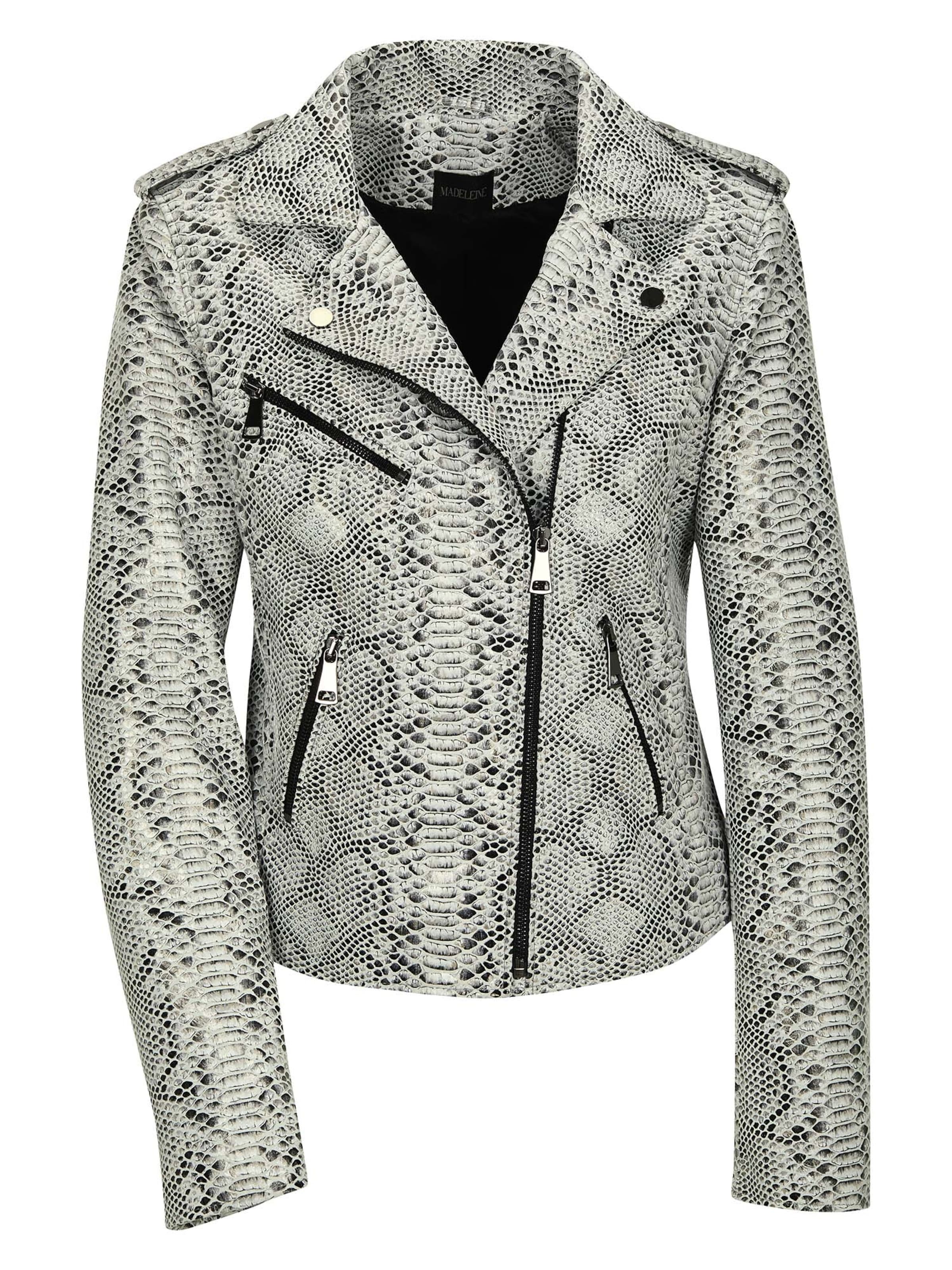 Veste mi-saison MADELEINE en gris : devant