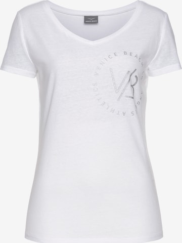T-shirt VENICE BEACH en blanc : devant