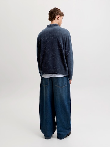 JACK & JONES Pulóver 'JORNORREBRO' - kék