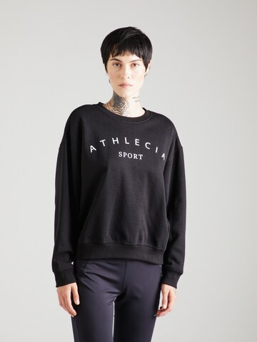 Athlecia Sportief sweatshirt 'Asport' in Zwart: voorkant